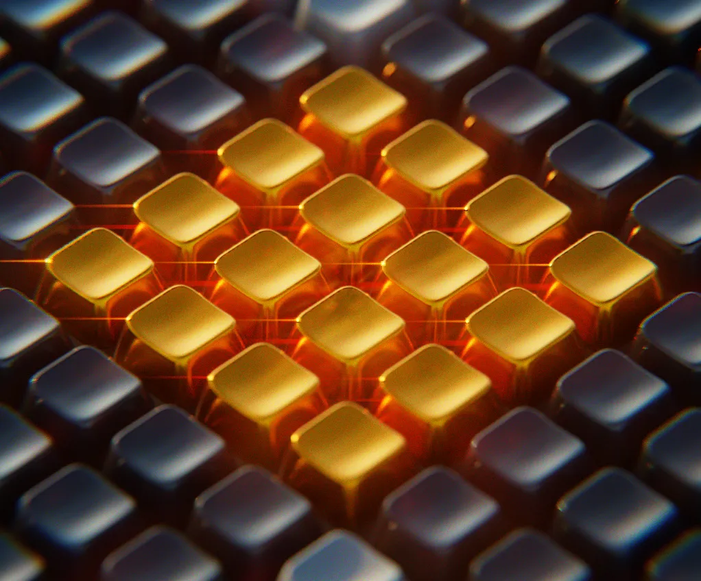 3D abstract (gold)