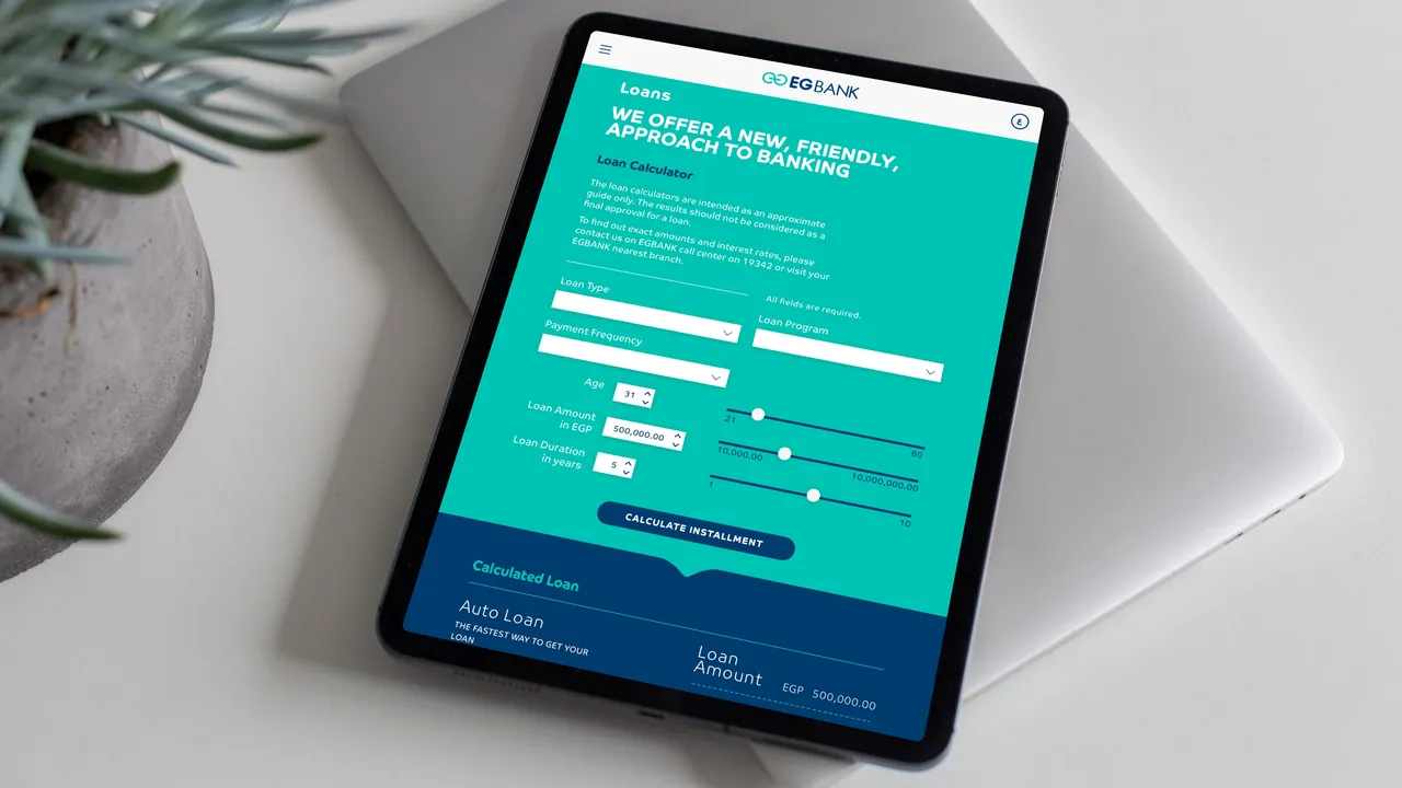 Responsive Web Design - EGBank, image 9