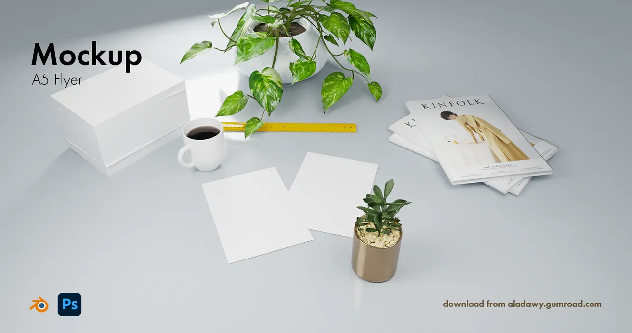 A5 Flyer Mockups, image 1