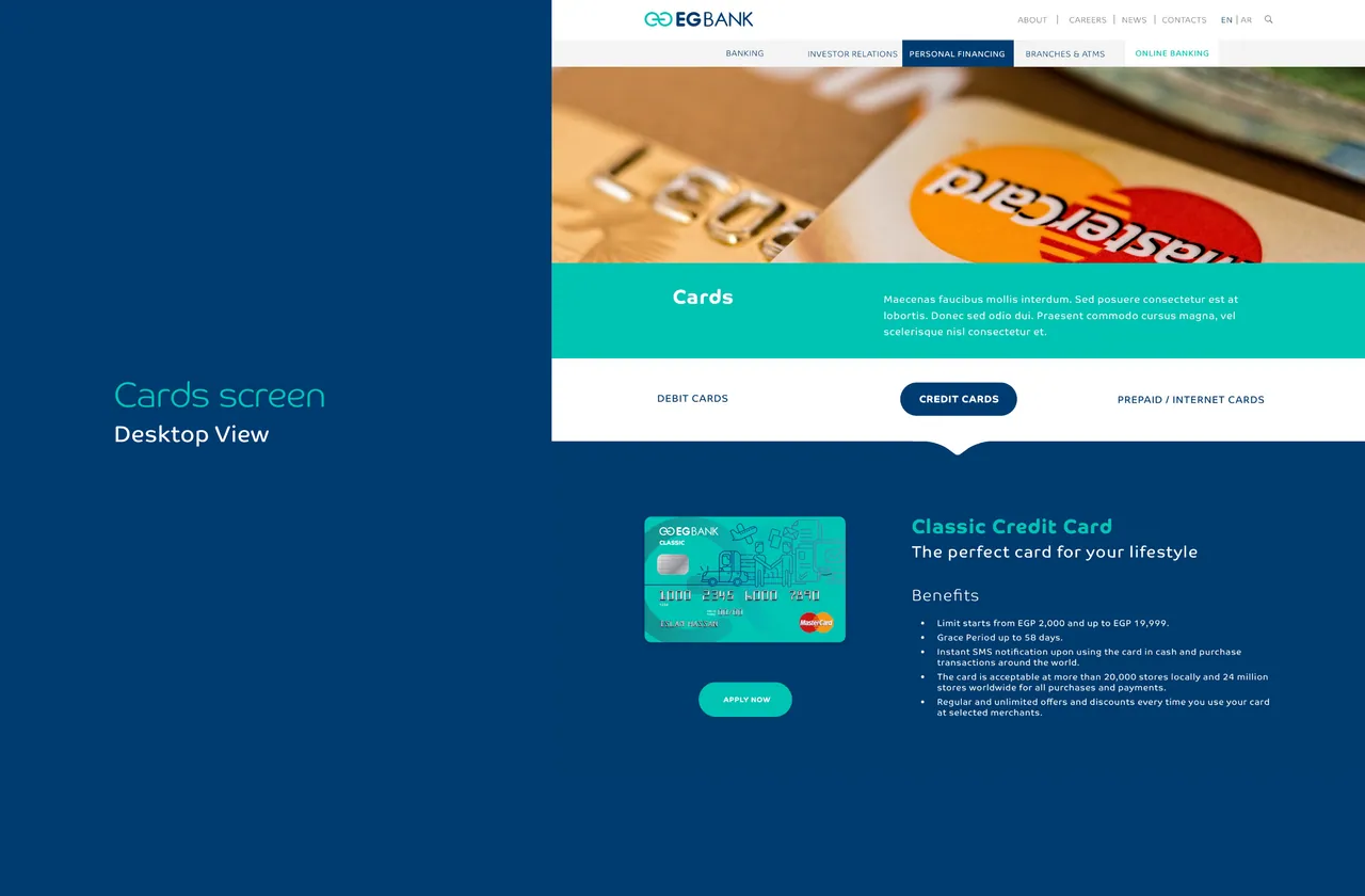 Responsive Web Design - EGBank, image 5