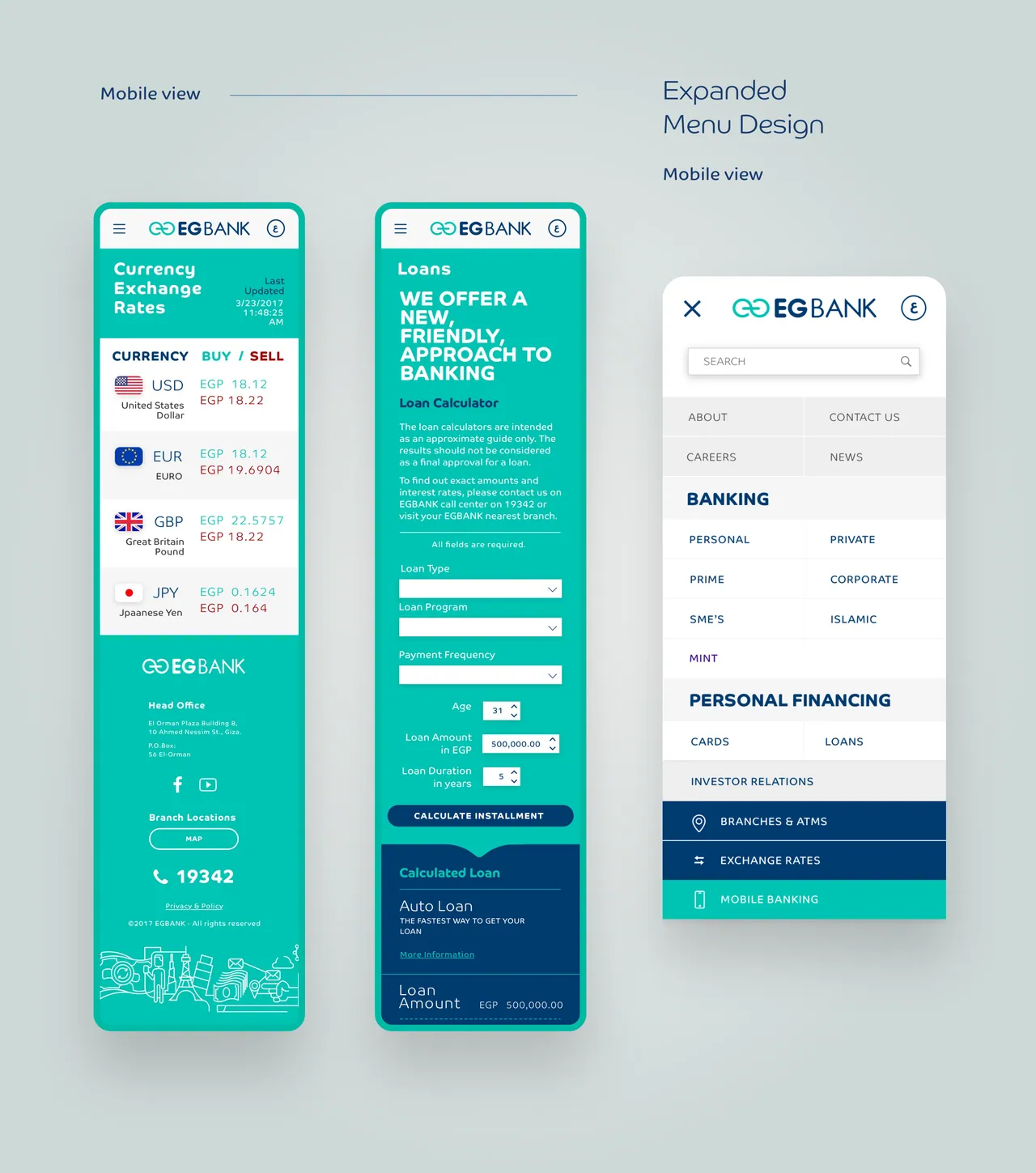 Responsive Web Design - EGBank, image 4